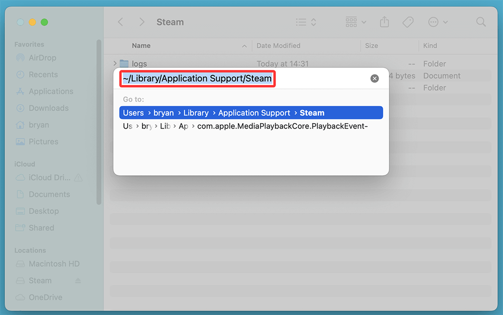 Delete Steam Cache and Preferences