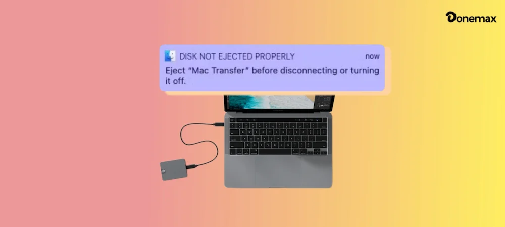 eject or force eject external device on Mac