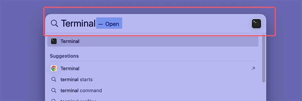 Open Terminal