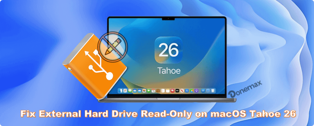 fixe read-only external drive on macOS Tahoe