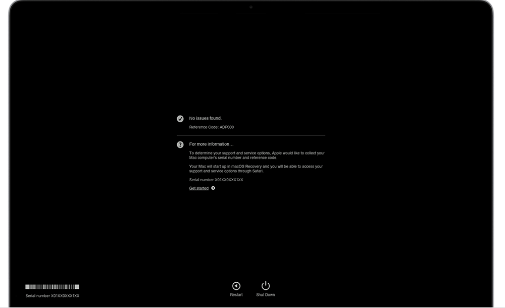 Run Apple Diagnostics