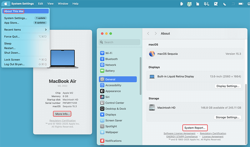 Check System Information