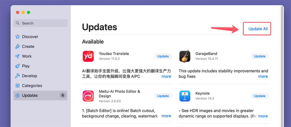 Check for Software Updates