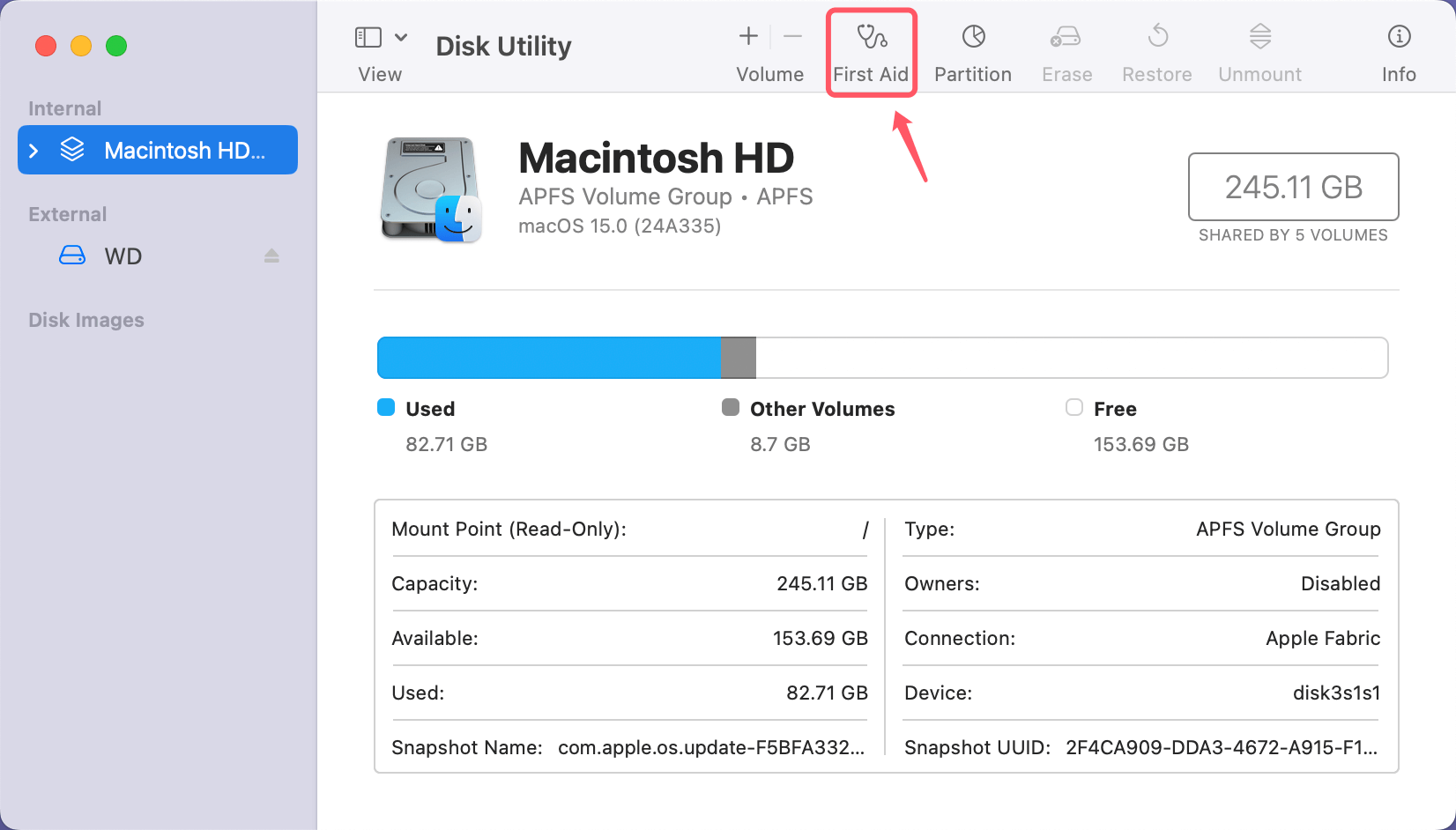 Check and Repair Disk Permissions