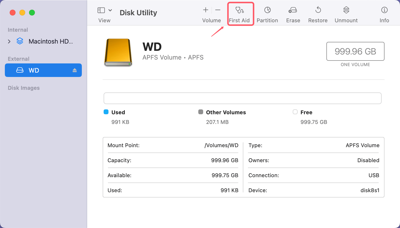 Repair Disk Errors with Disk Utility