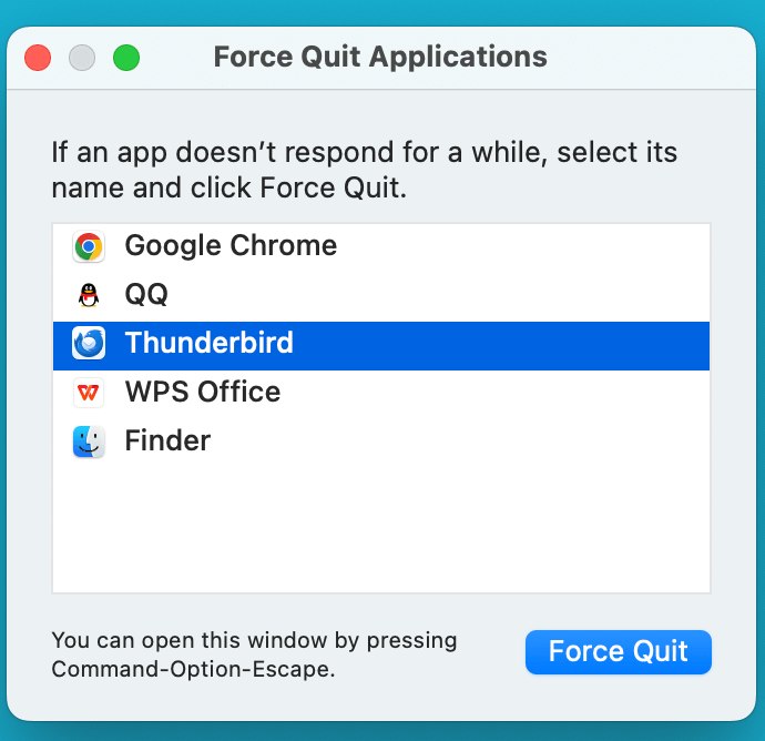 Steps to Close Unresponsive Apps