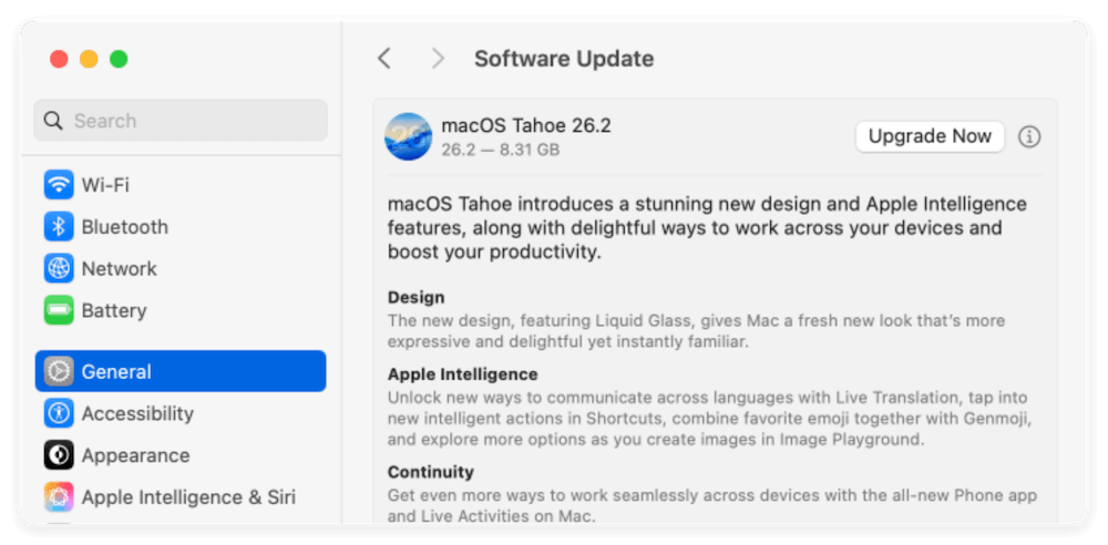 fix MacBook screen flickering - update macOS