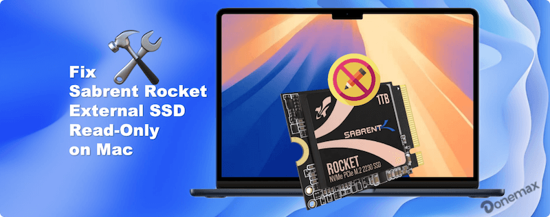 Sabrent Rocket external SSD ready-only on Mac