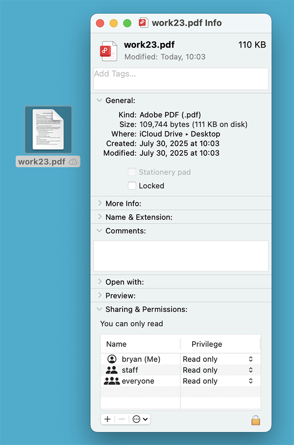 How to Check Permissions on a PDF File