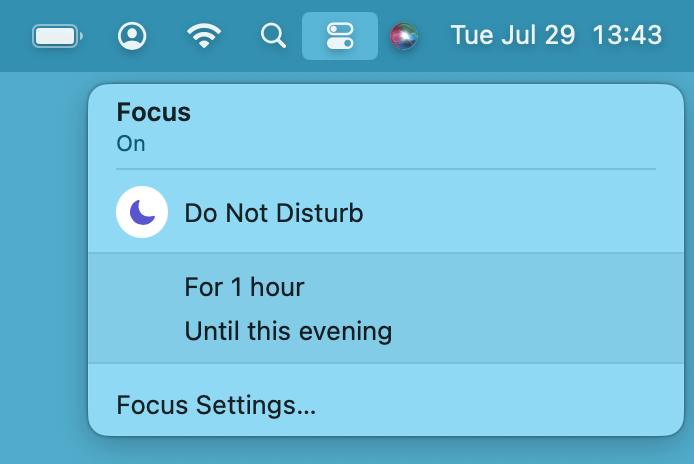 How to Enable Focus (Do Not Disturb) Mode