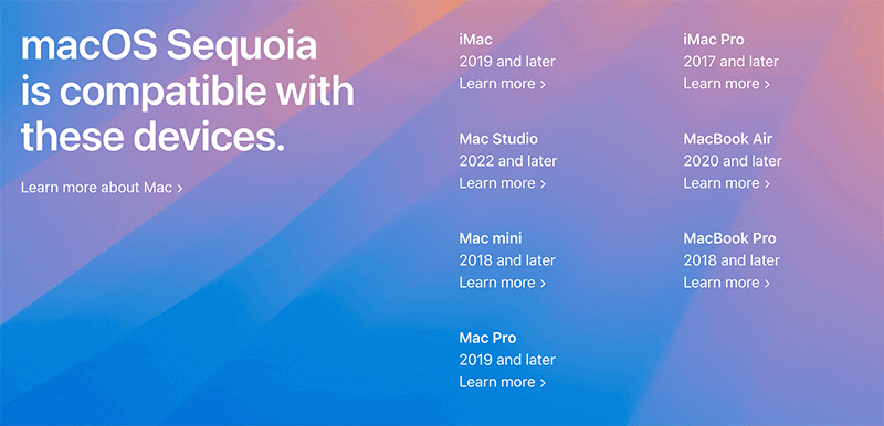 Ensure Your Mac is Compatible