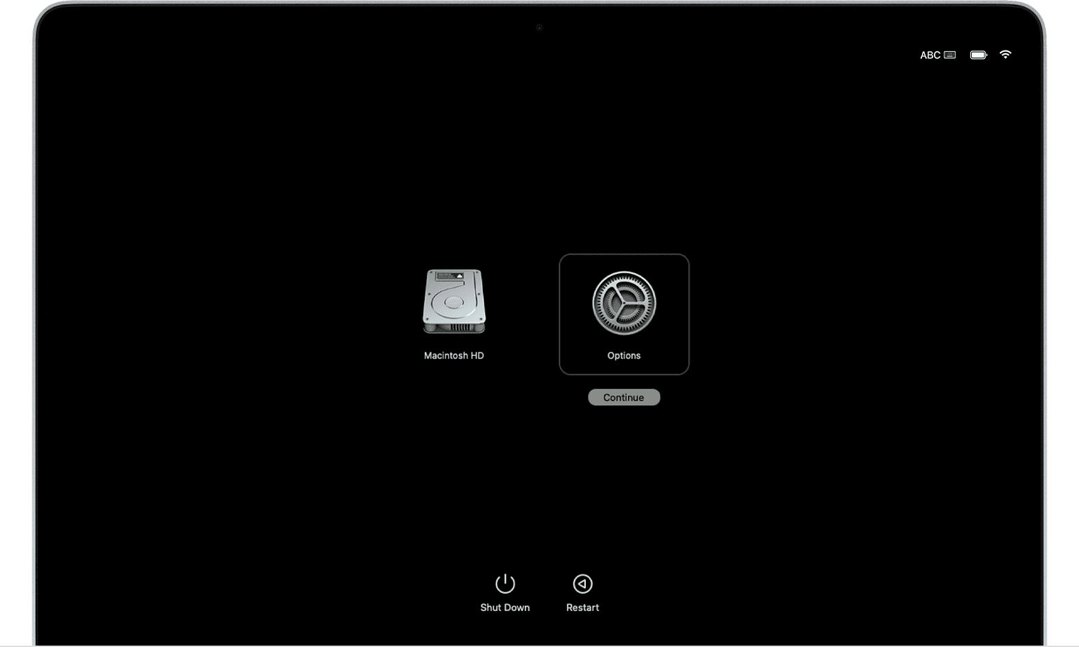Restart Your Mac in macOS Recovery Mode