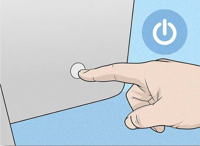 Press the Power button