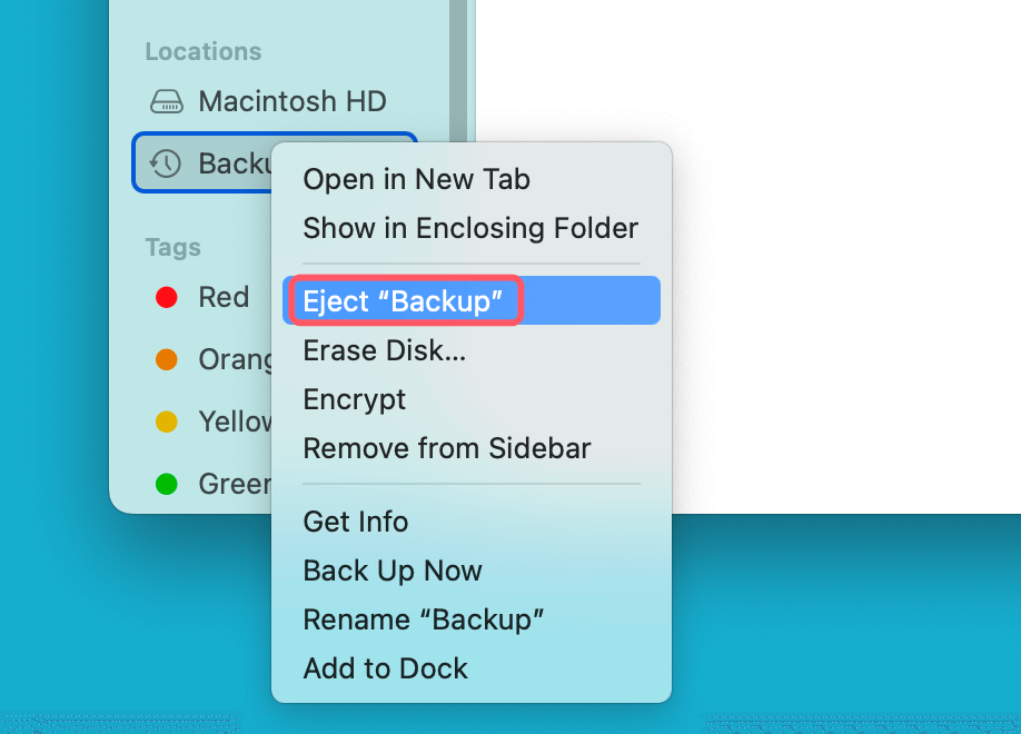 Properly Eject the Seagate One Touch SSD
