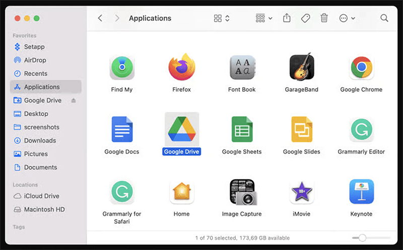 install Google Drive on Mac