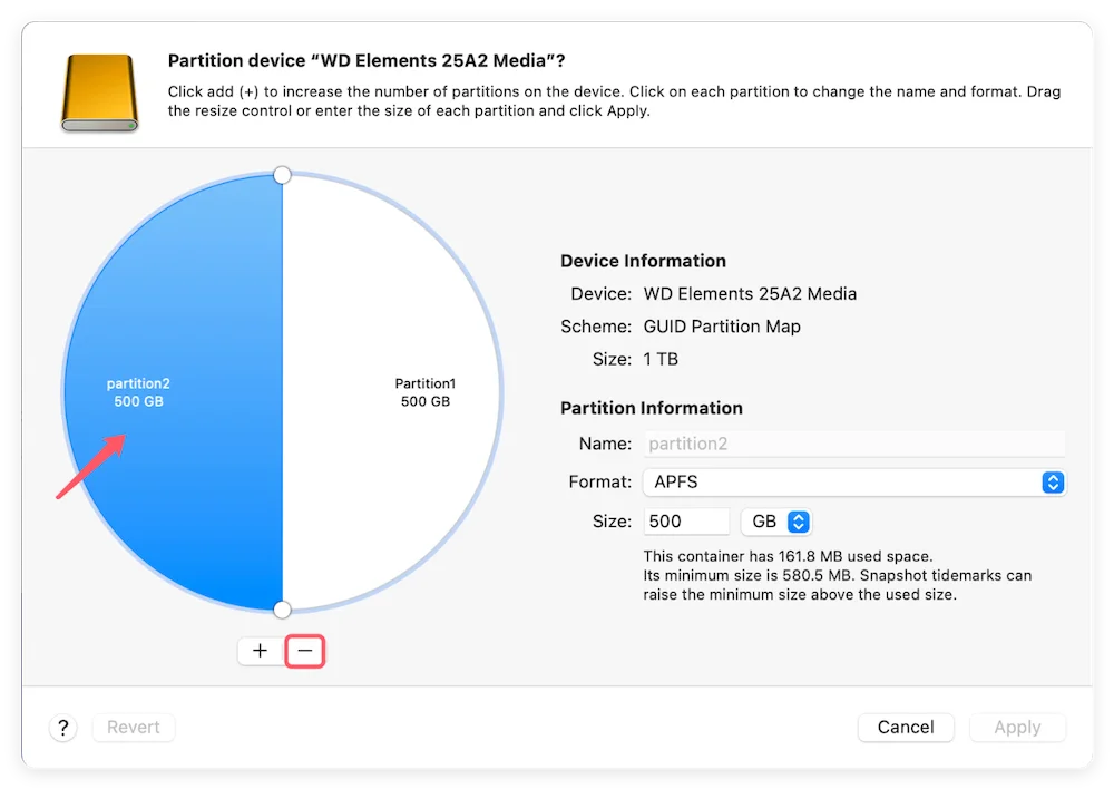 merge partition on Mac