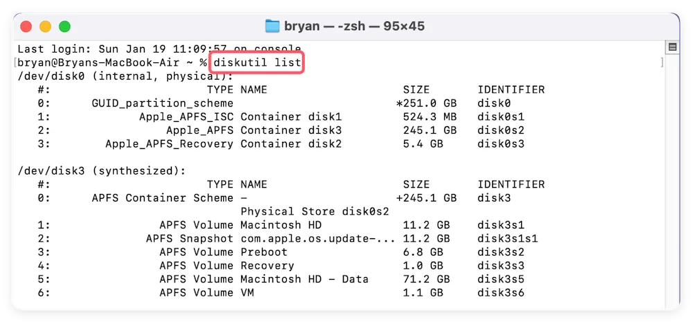 merge partition on Mac