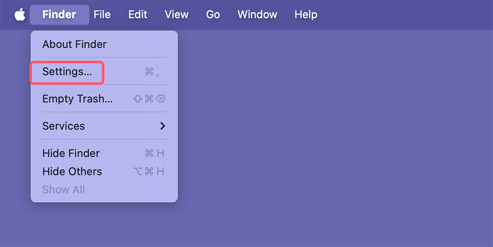 Go to Settings and click on it