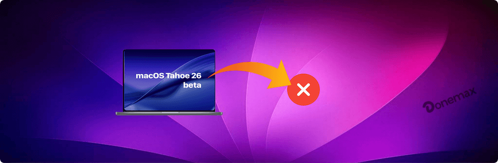 remove macOS Tahoe beta