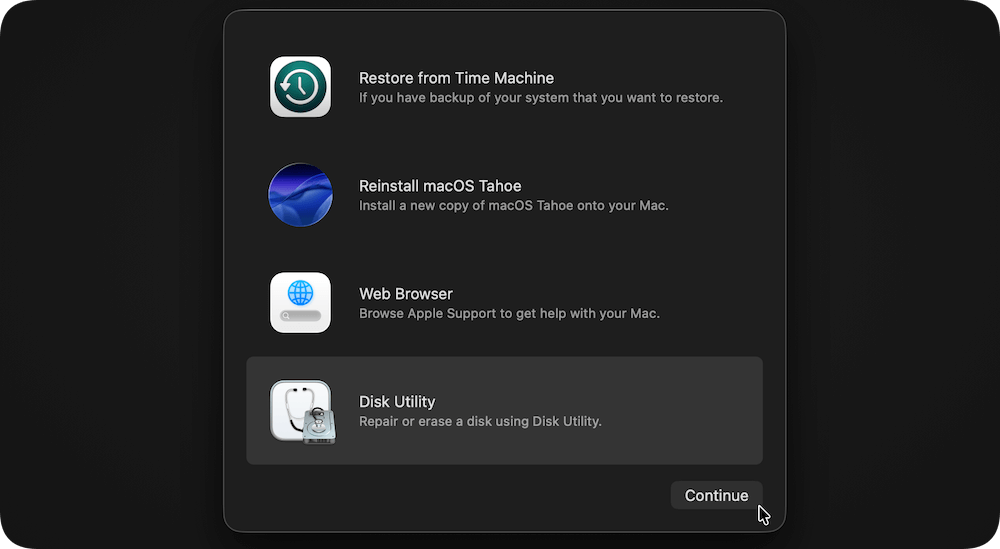 remove macOS Tahoe beta