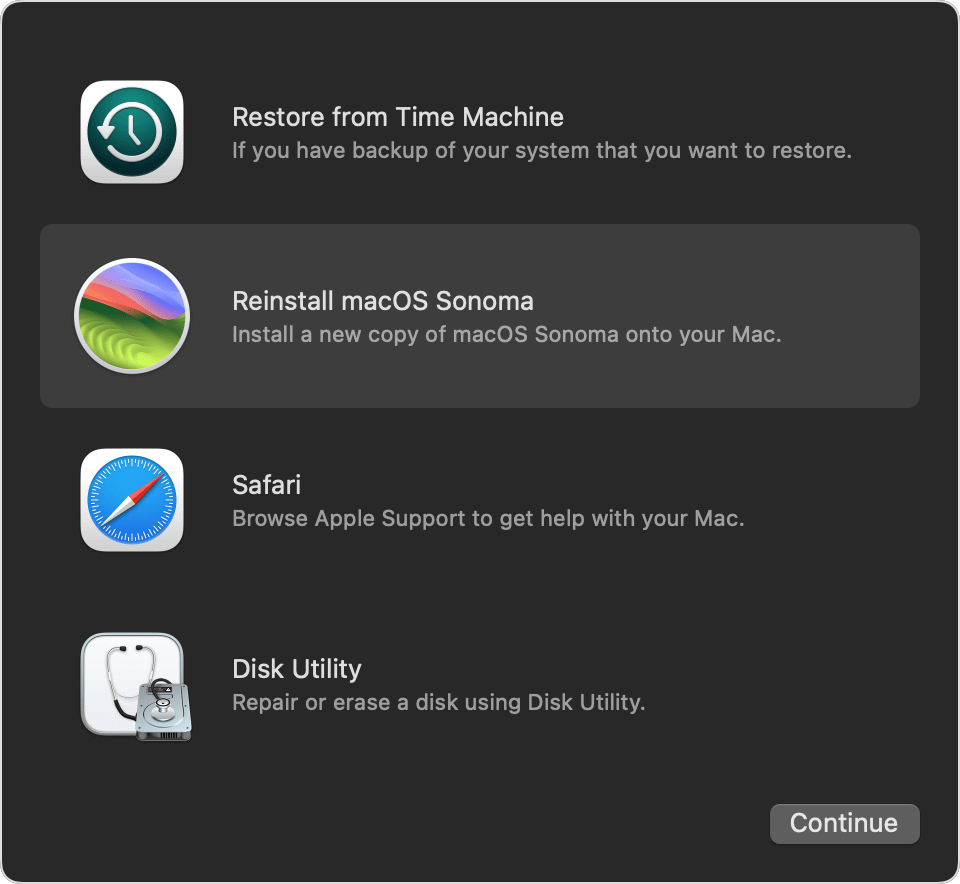 Using macOS's Built-in Recovery Without Time Machine