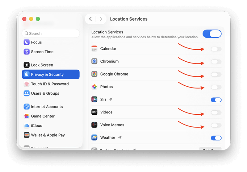 Turn Off Bluetooth and Location When Not in Use
