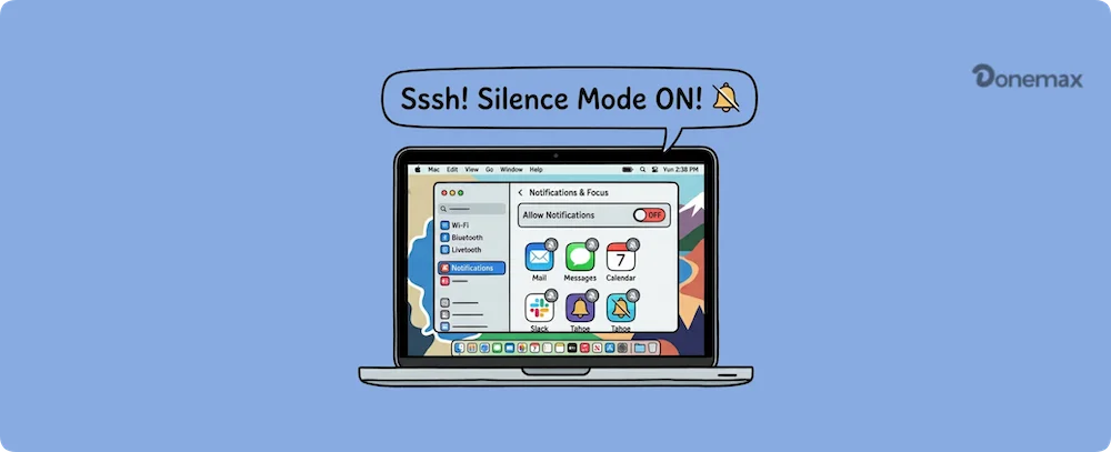 turn off notifications on Mac