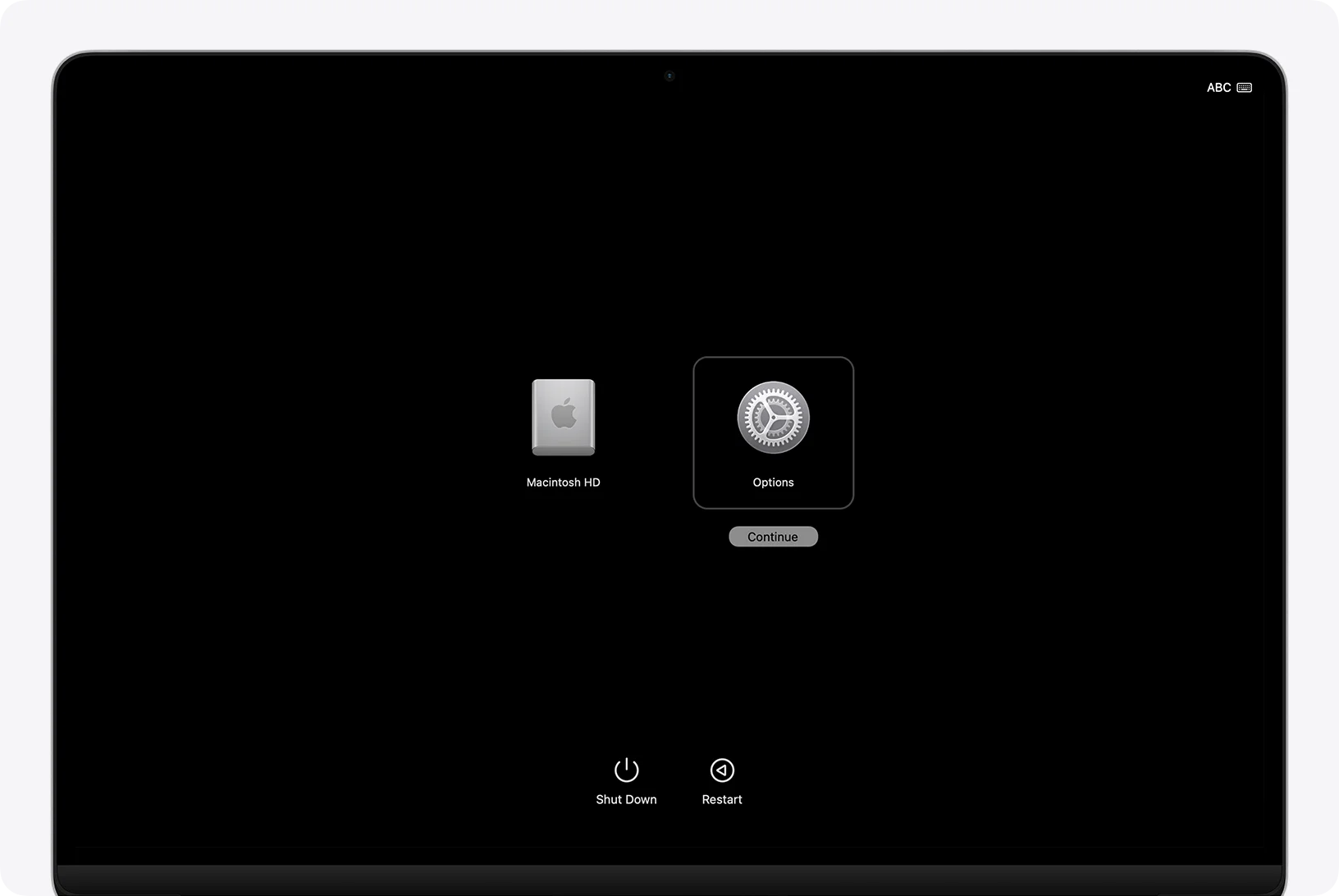 macOS Boot mode