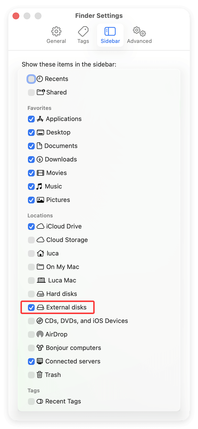 Hard Drive or External Device Not Showing Up on Mac