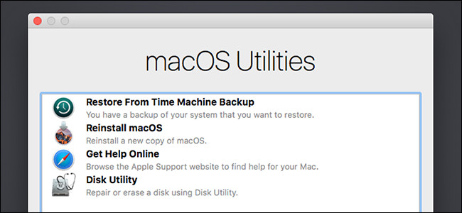 Format Mac startup disk