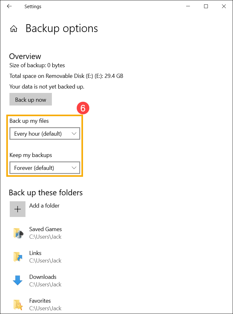 make a full backup of Windows 10 PC