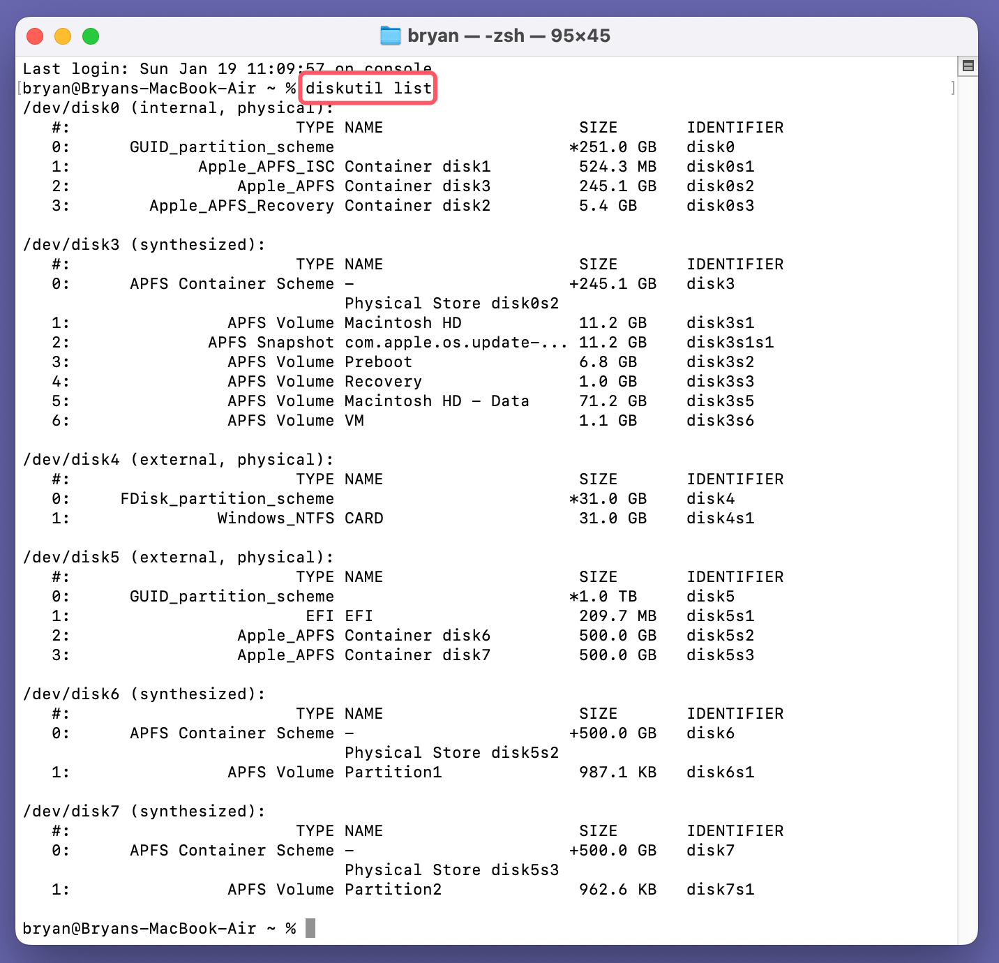 merge partitions on Mac