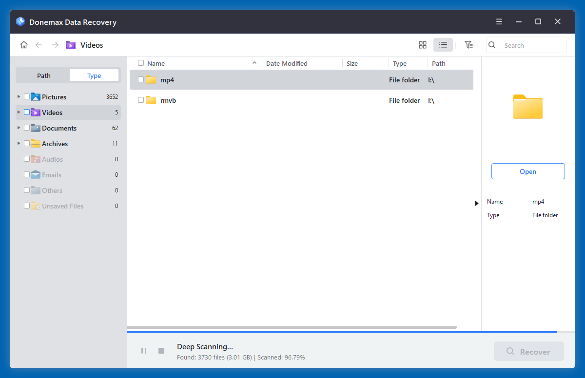 recover deleted MP4 video