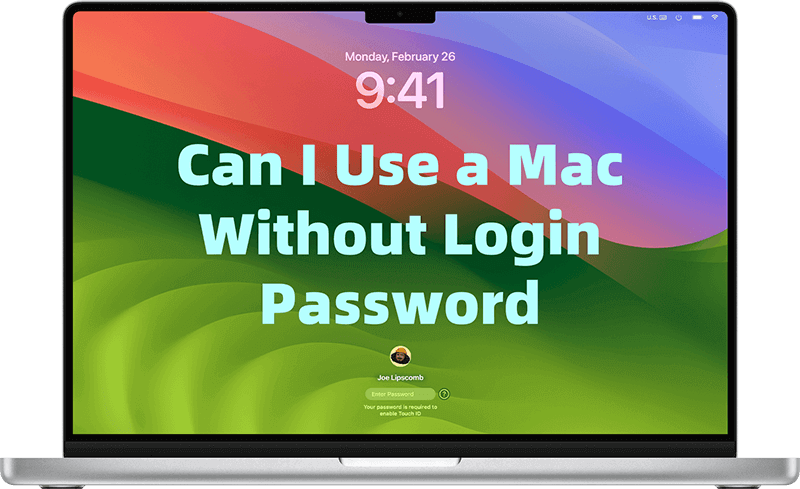 use a Mac with login password