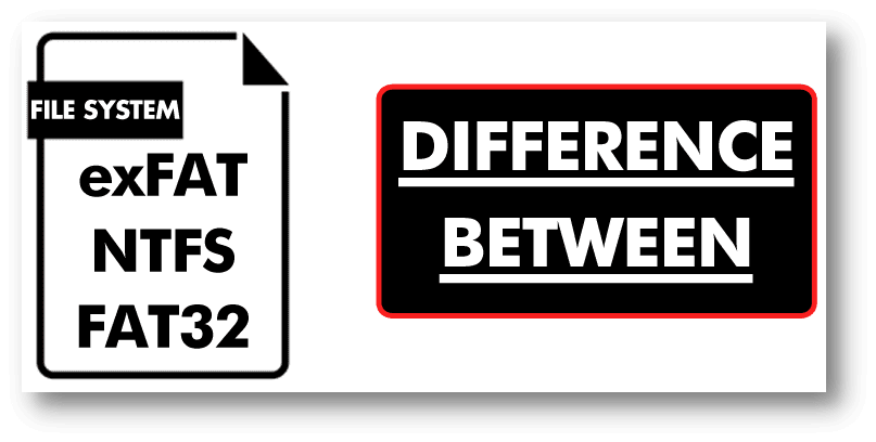 difference between file system