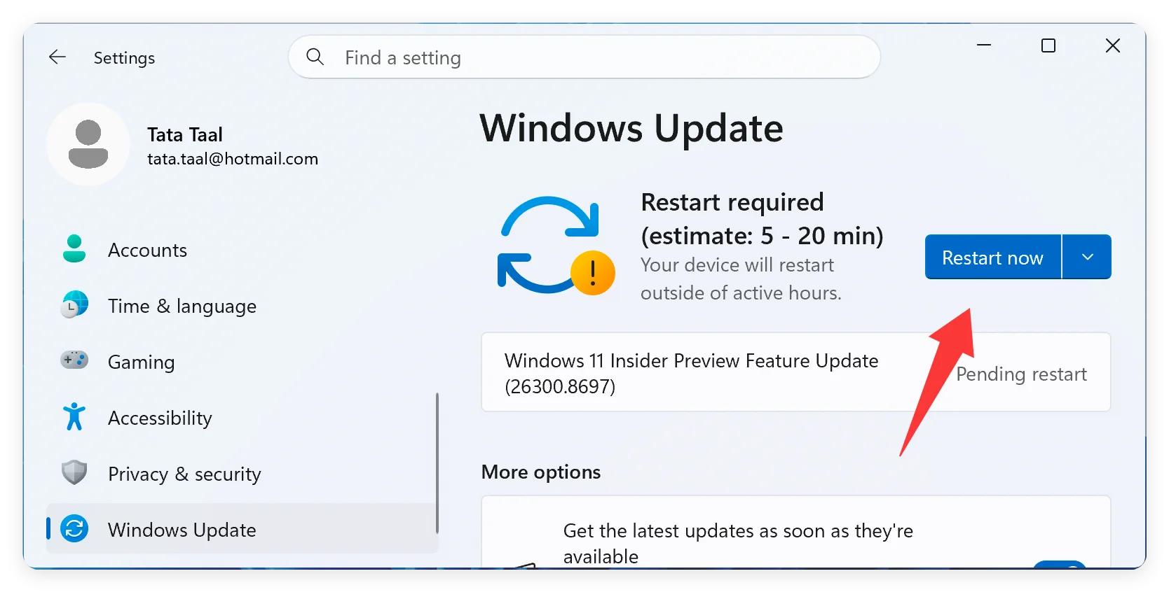 how to update to Windows 11 26H2