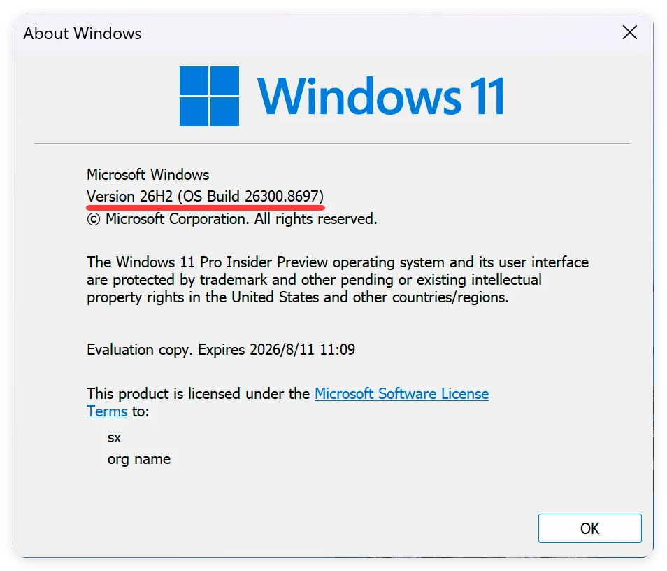 how to update to Windows 11 26H2