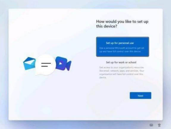Computer set-up settings