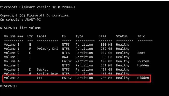 Everything About the EFI System Partition on Windows 11