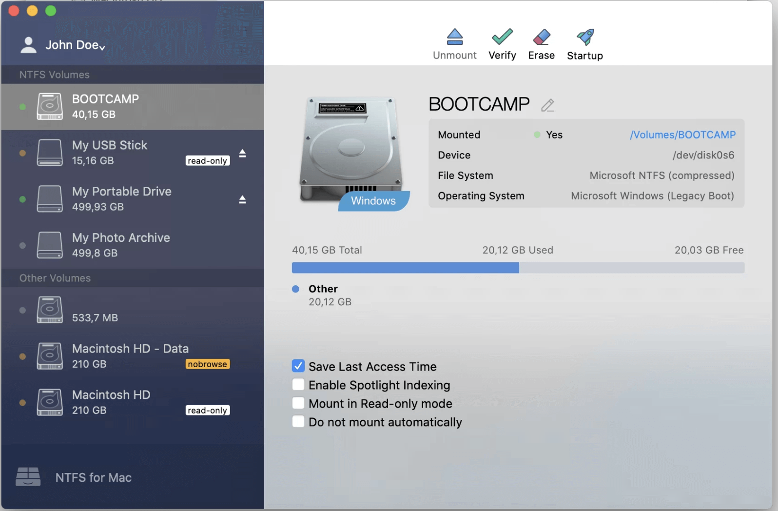 Paragon NTFS for Mac
