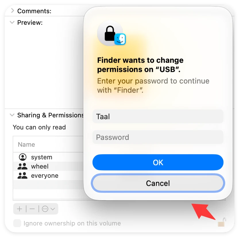 can not write data to external hard drive on macOS 27 Golden Gate
