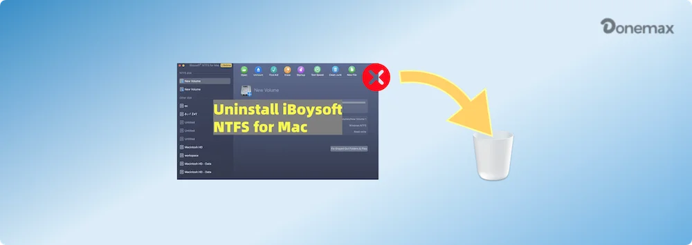 completely uninstall iBoysoft NTFS for Mac