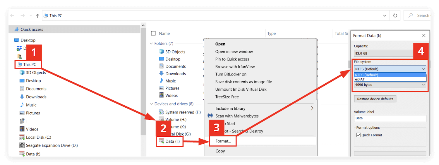 disk format compatible with Mac and Windows