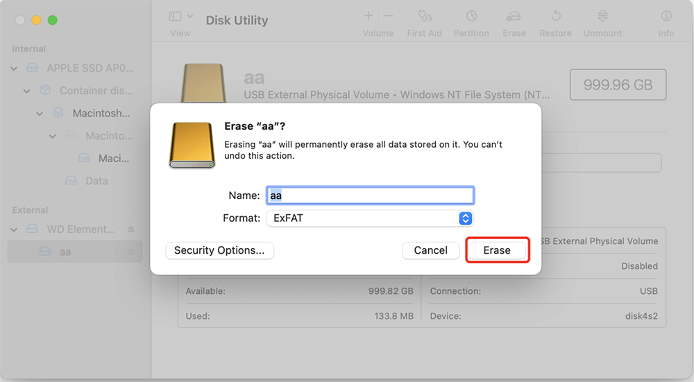 Fixed External Hard Drive Is Readonly on Apple Silicon M3chip Mac