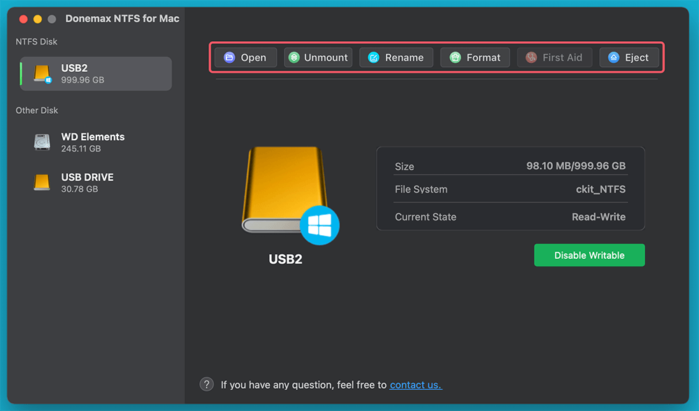 How to Quickly Grant Full Read-write Access to NTFS Drive on Mac?
