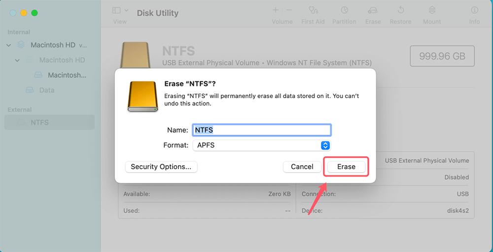 Reformat the Drive