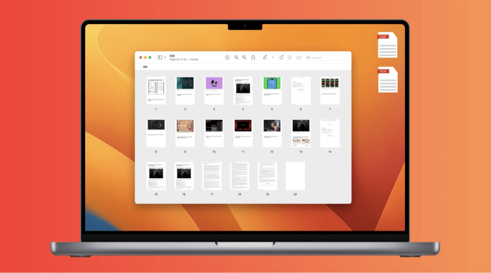 open and read PDF files on your Mac