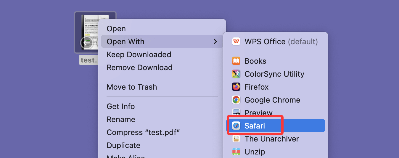 open and read PDF files on your Mac