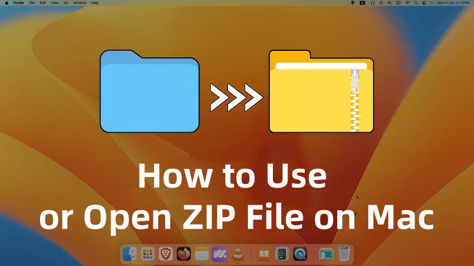 macOS has built-in support for ZIP files