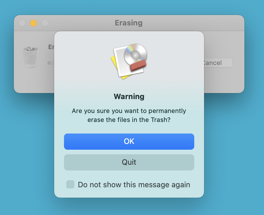 permanently delete an RTF file on Mac